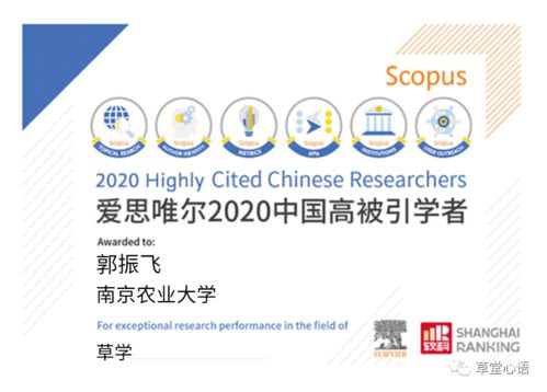 恭賀三賢登榜，共繪草學(xué)新篇——中國學(xué)者榮膺愛思唯爾2020高被引榮譽(yù)慶典活動(dòng)策劃